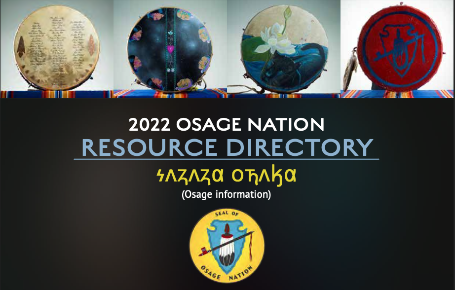 Osage Nation Completes 2022 Resource Directory, Launches Digital